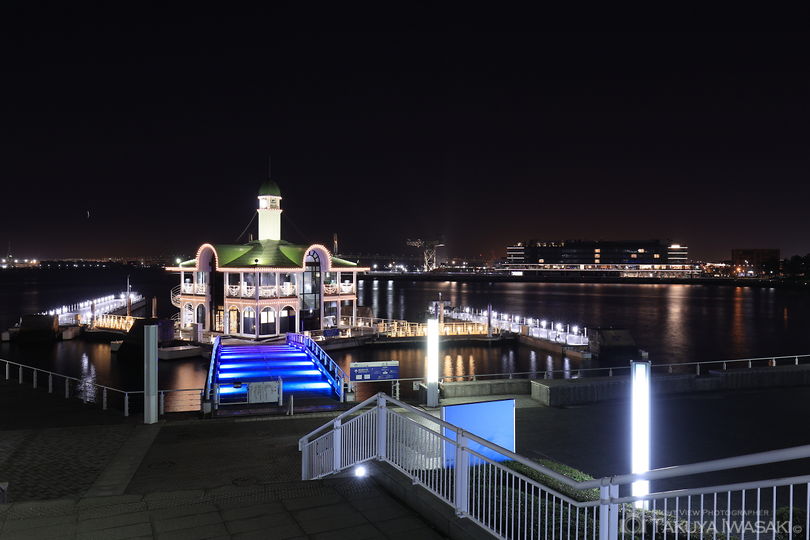 ぷかり桟橋の夜景スポット写真（6）