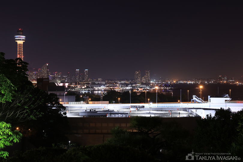 港の見える丘公園の夜景スポット写真（3）