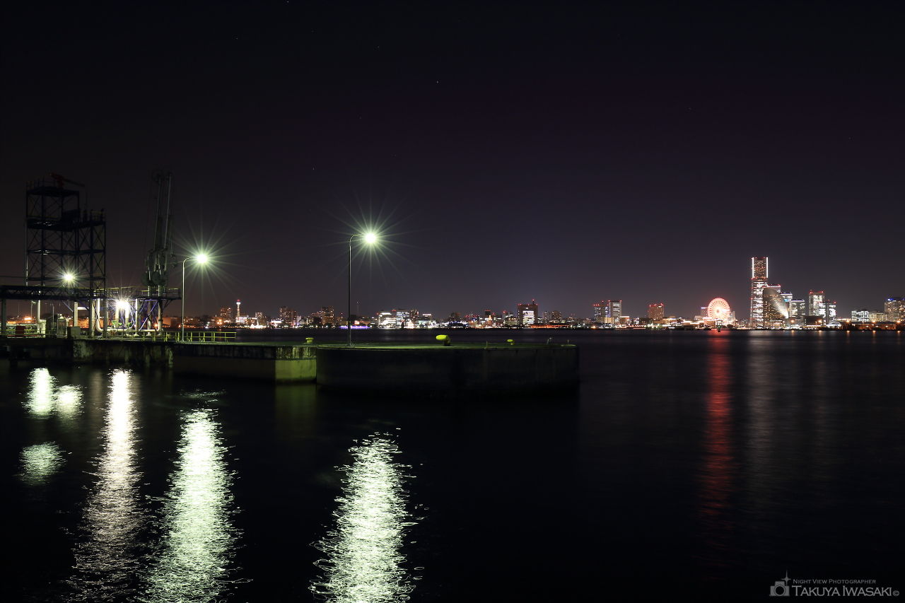 ロジスティクスパーク横浜 大黒プロムナードの夜景スポット写真（2）