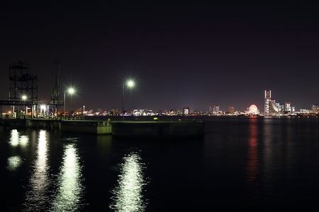 ロジスティクスパーク横浜 大黒プロムナードの夜景スポット写真（2）class=