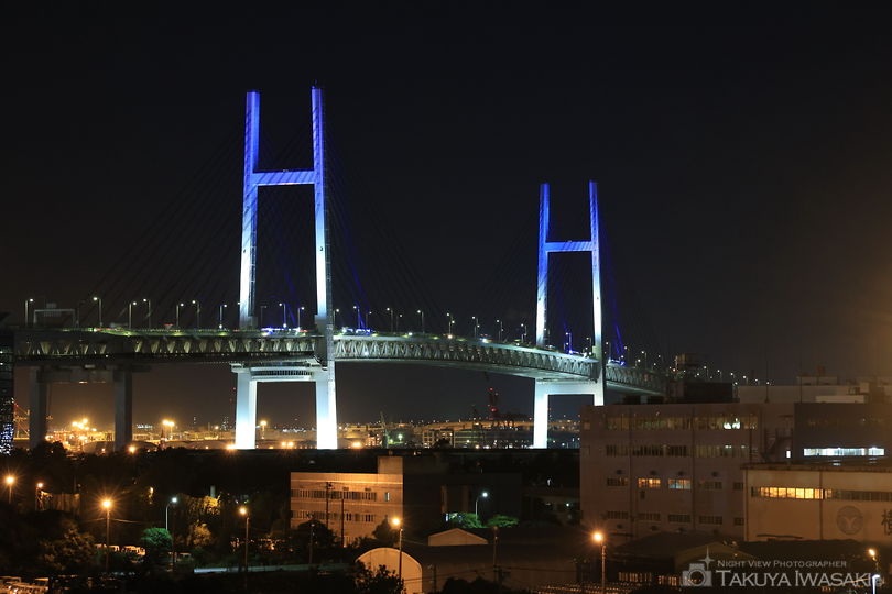 大黒大橋の夜景スポット写真（3）