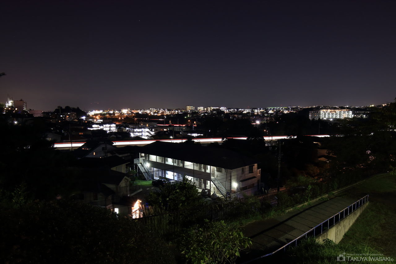 田奈第二公園の夜景スポット写真（1）