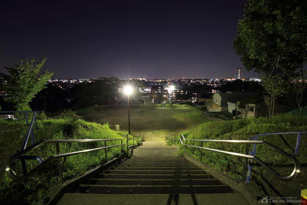 田奈第二公園の夜景スポット写真（2）