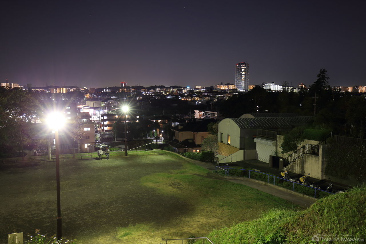 田奈第二公園の夜景スポット写真（3）