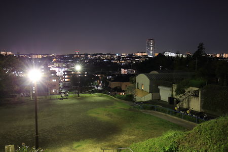田奈駅方面の夜景