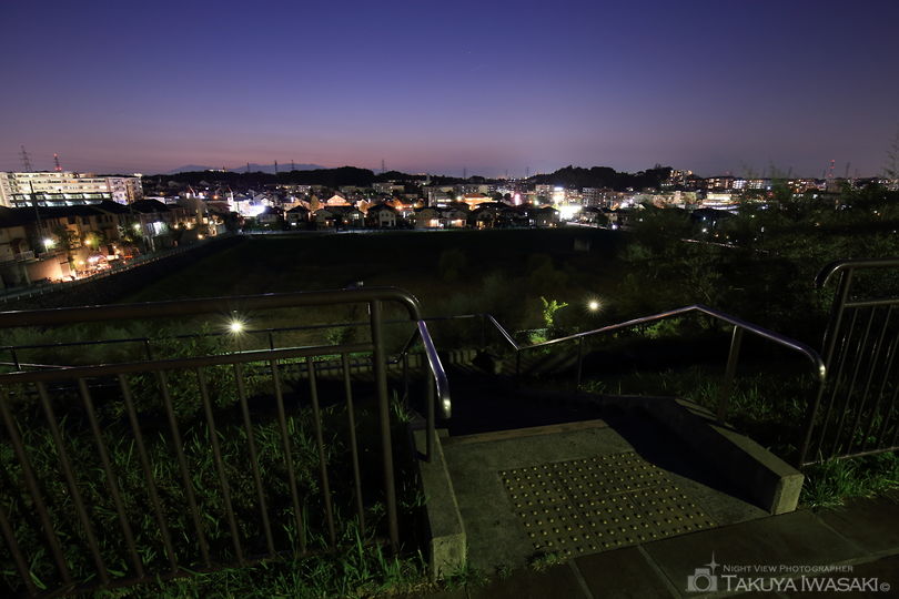 長津田みなみ台公園の夜景スポット写真（2）