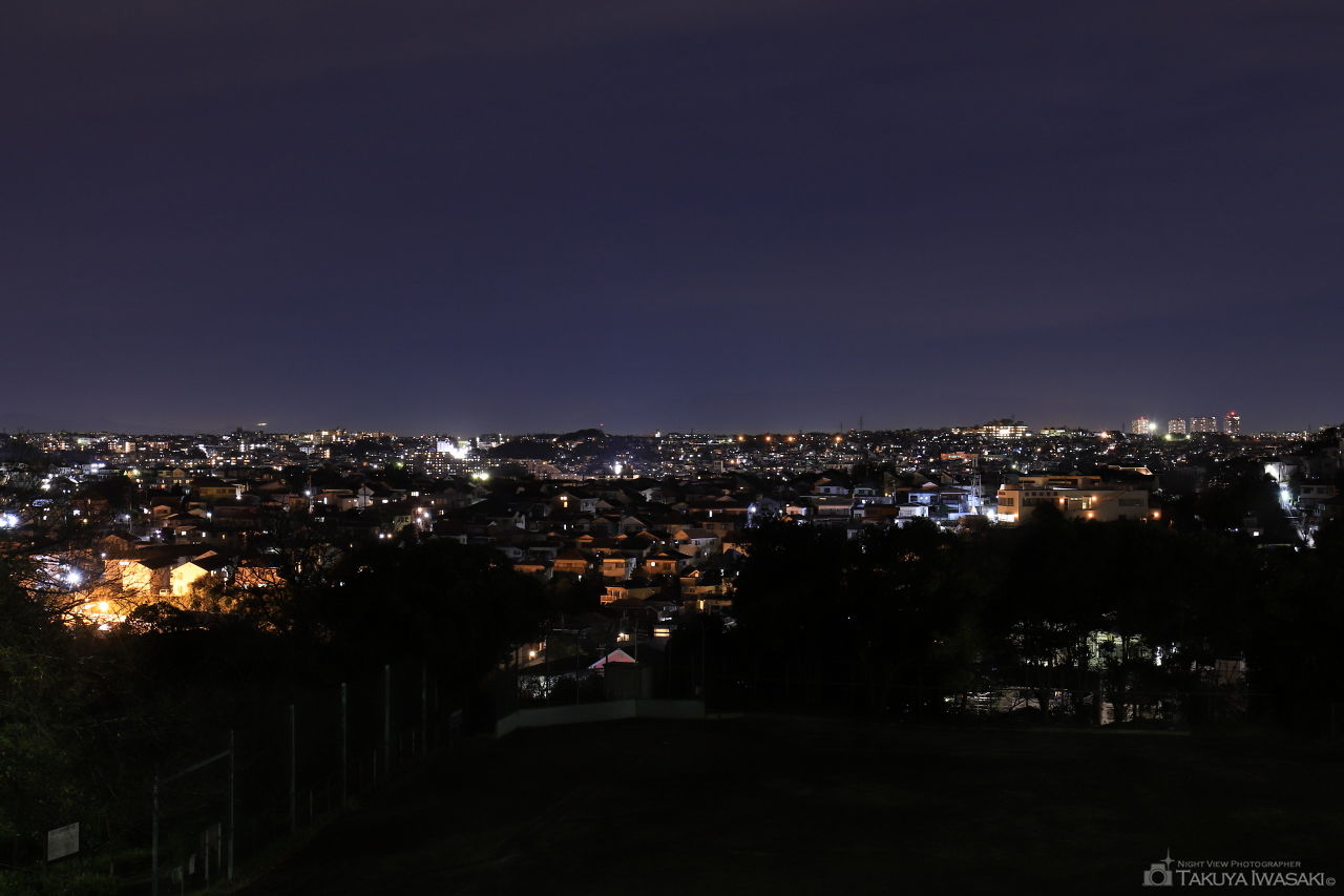 岡村公園の夜景スポット写真（1）