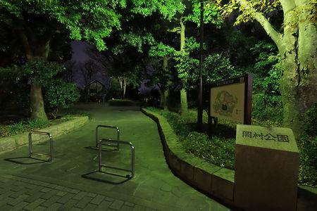 岡村公園前の夜景スポット写真（4）class=