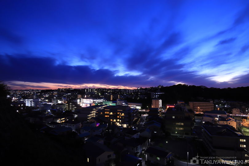 稲荷坂の夜景スポット写真（3）