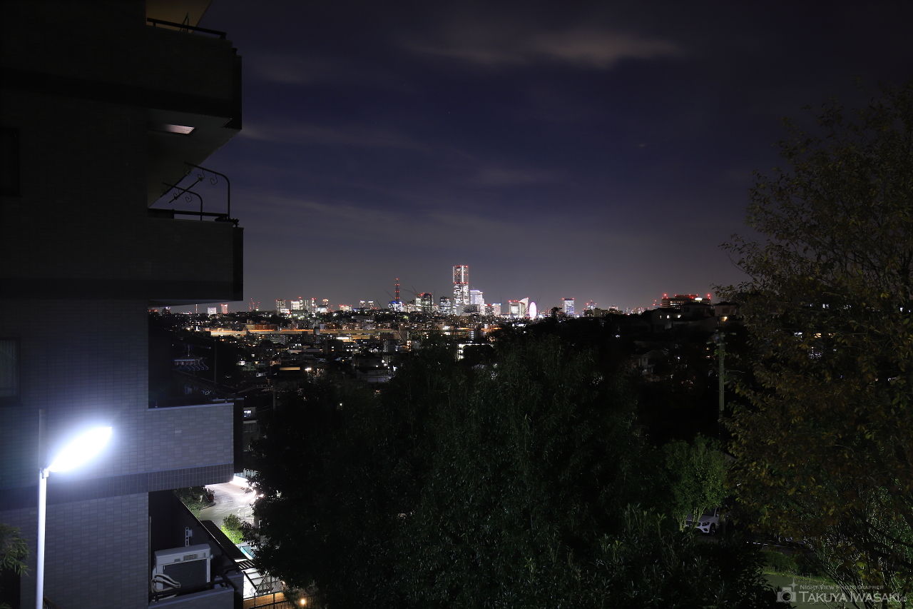 蒔田三度台公園の夜景スポット写真（2）