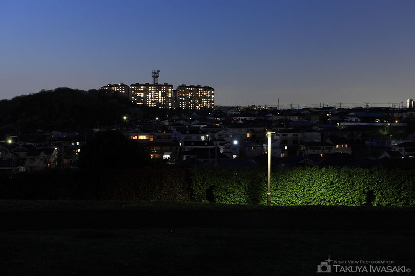 中川八幡山公園の夜景スポット写真（3）
