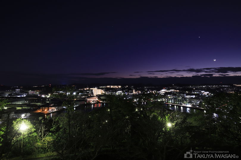 野島公園の夜景スポット写真（1）
