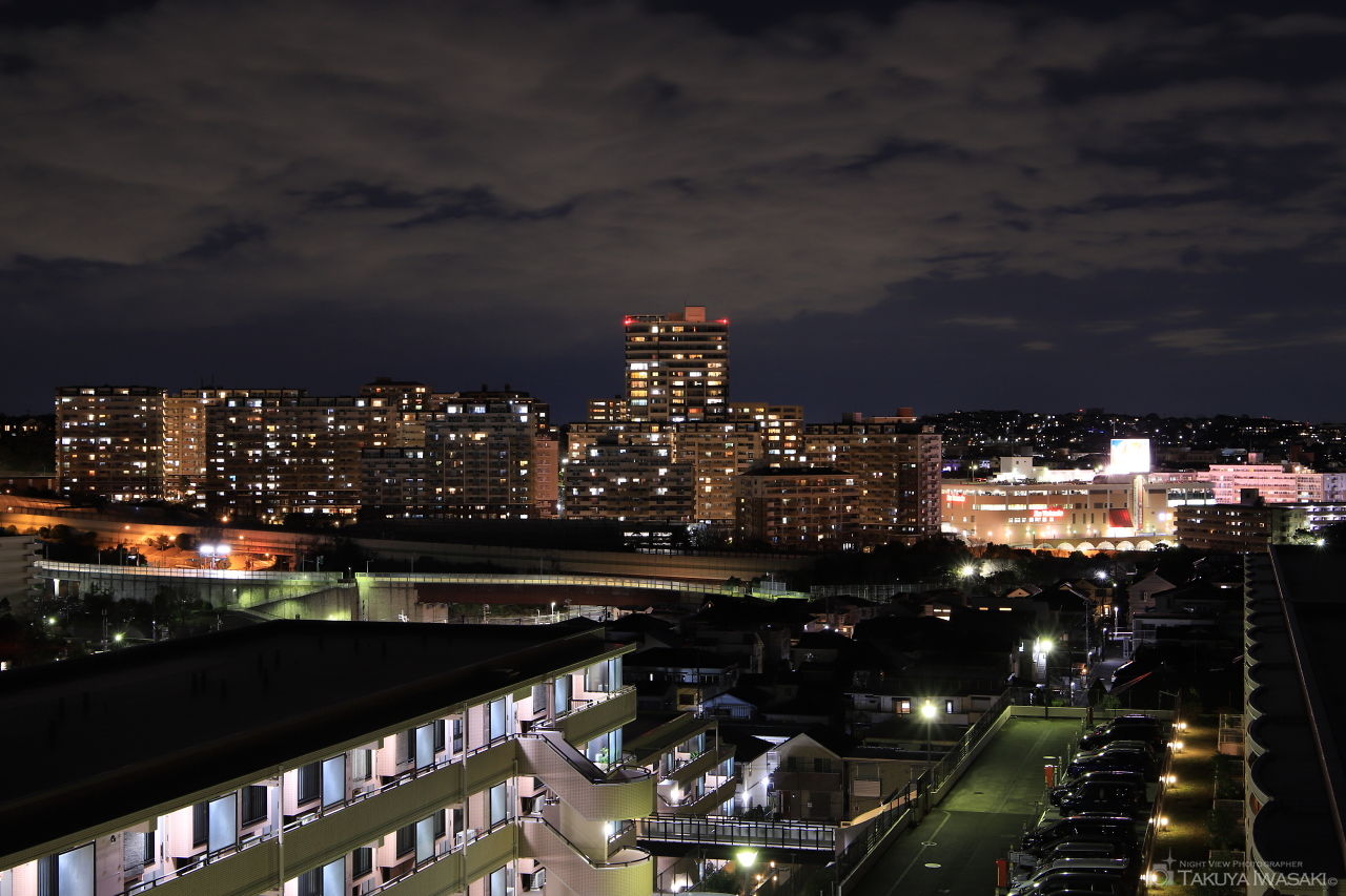 堀口能見台方面の夜景