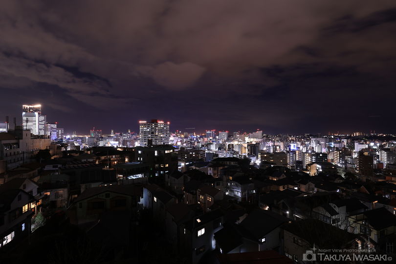 野毛山公園展望台の夜景スポット写真（1）