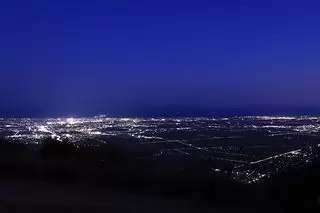 弥彦山 太平公園の夜景