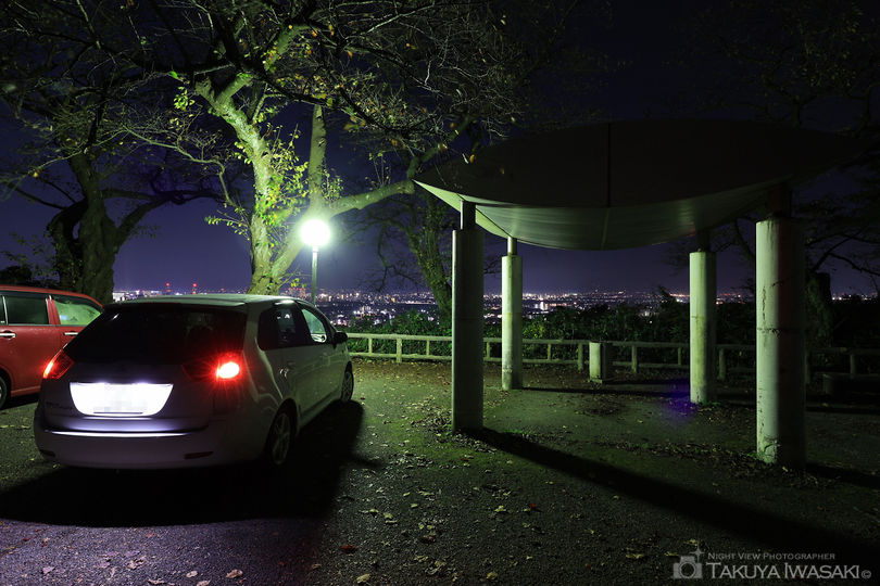 呉羽山公園 桜の広場展望台の夜景スポット写真（4）