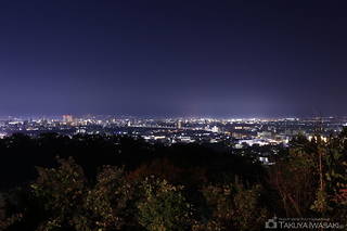 呉羽山公園 展望台の夜景