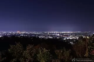 呉羽山公園 展望台（立山あおぐ特等席）の夜景