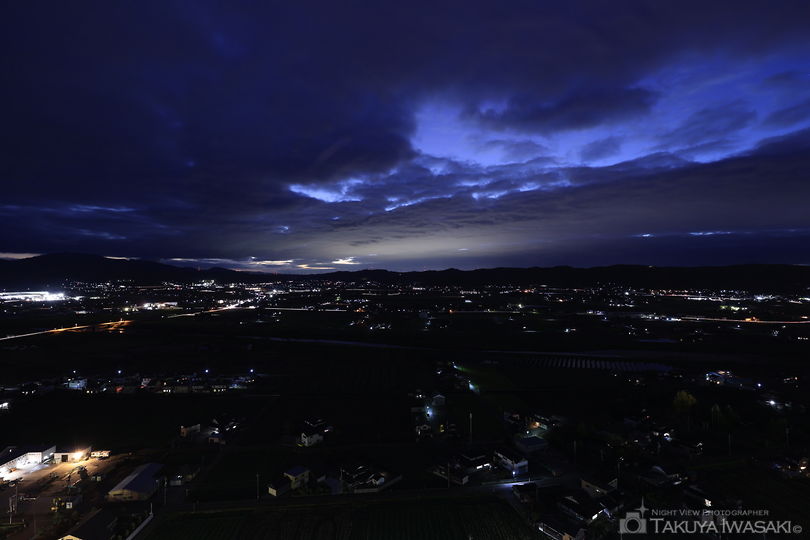 クロスランドタワーの夜景スポット写真（2）