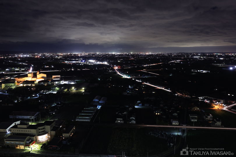 クロスランドタワーの夜景スポット写真（3）