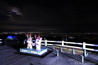 稲葉山　展望広場の夜景スポット写真（2）class=