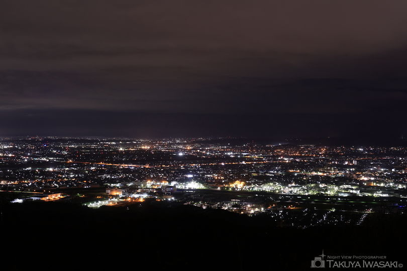二上山 展望広場の夜景スポット写真（2）