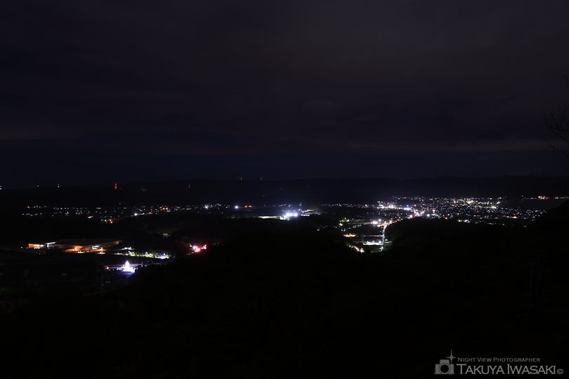 二上山 展望広場の夜景スポット写真（3）