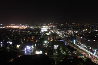 石川県庁 展望ロビーの夜景スポット写真（1）class=