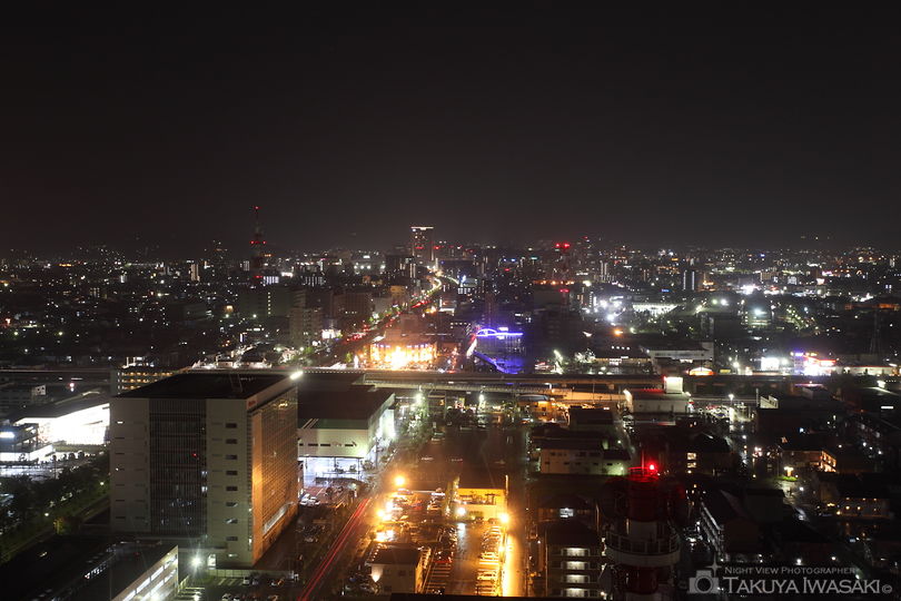 石川県庁 展望ロビーの夜景スポット写真（4）