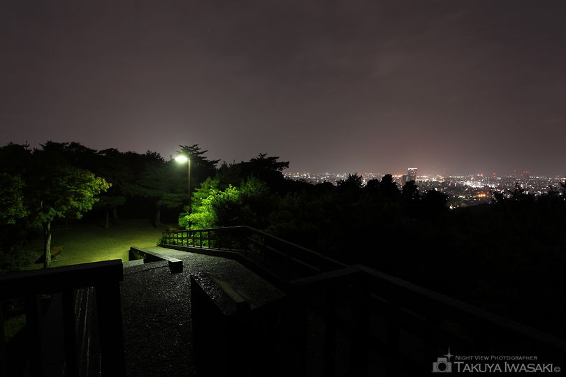 卯辰山の夜景スポット写真（3）