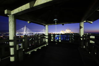 内灘町総合公園 木製展望台の夜景スポット写真（3）class=