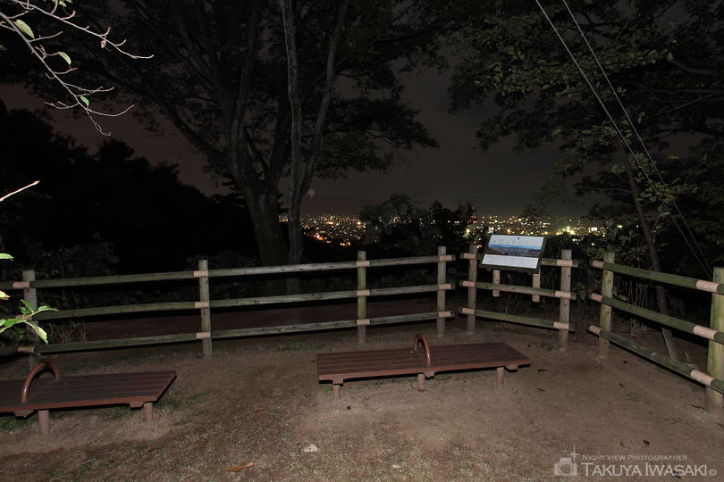 足羽山の夜景スポット写真（5）