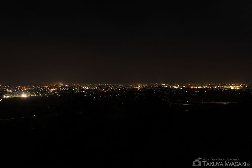 東山公園の夜景スポット写真（1）