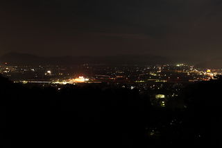 西山公園の夜景スポット写真（1）class=