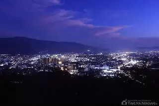 城山公園の夜景