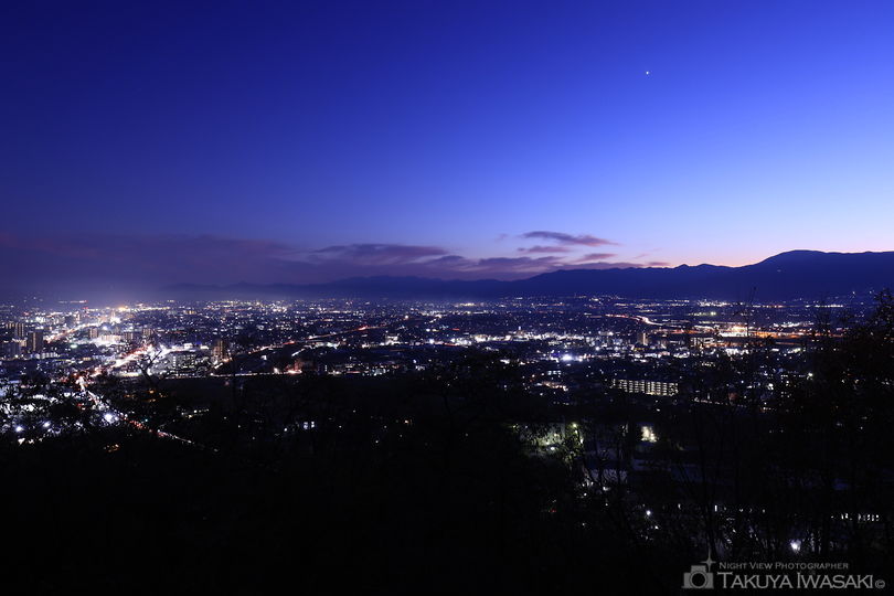 城山公園の夜景スポット写真（2）