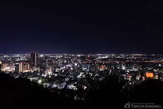 金華山 展望公園（水道山展望台）の夜景
