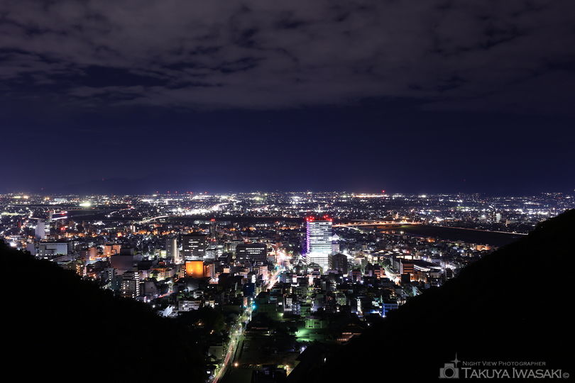 金華山 第二展望台の夜景スポット写真（1）