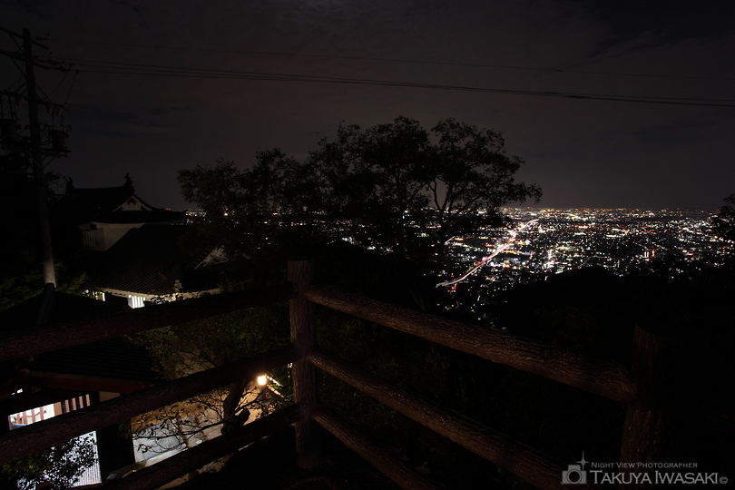 金華山岐阜城展望台の夜景スポット写真（2）