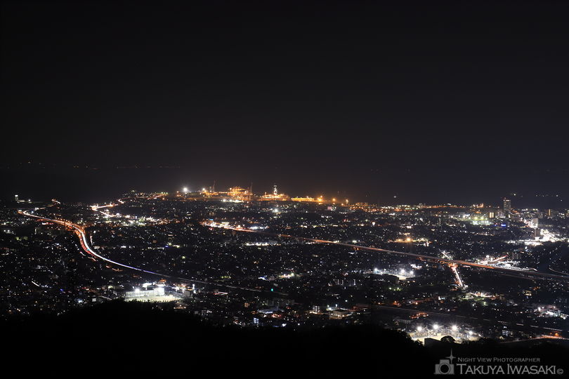 一本松公園の夜景スポット写真（1）