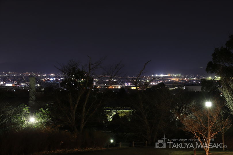 ロダンの丘の夜景スポット写真（2）