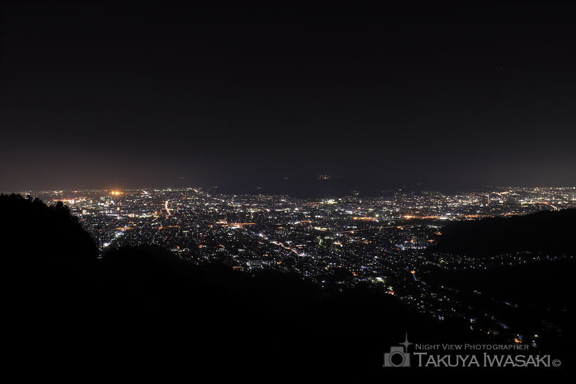 山原・無線中継所付近の夜景スポット写真（1）