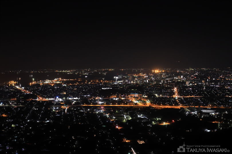 裏山原の夜景スポット写真（2）