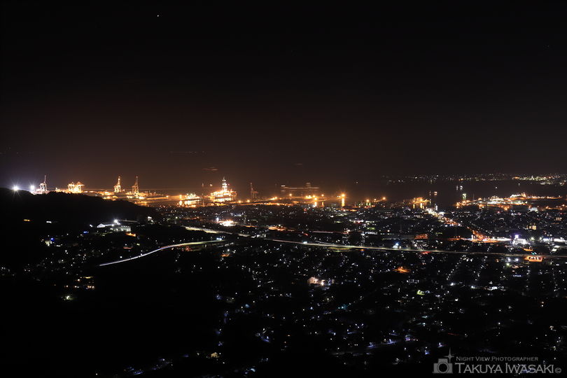 裏山原の夜景スポット写真（3）