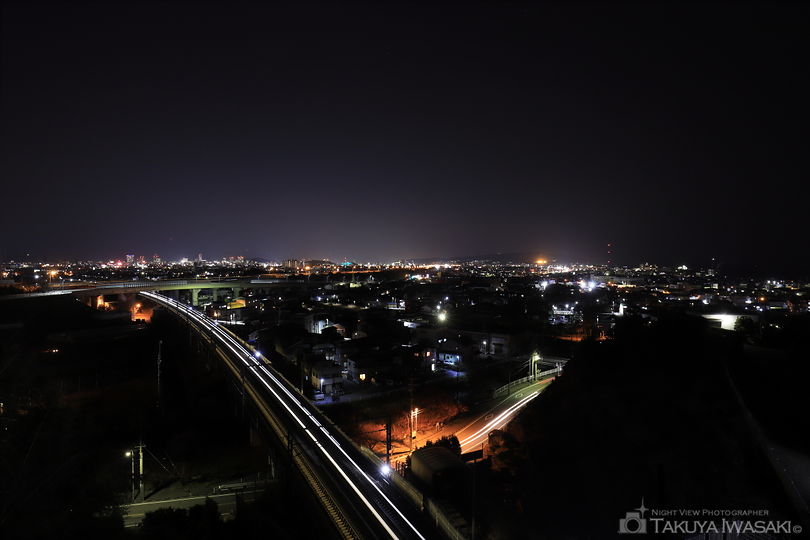 用宗城山の夜景スポット写真（1）