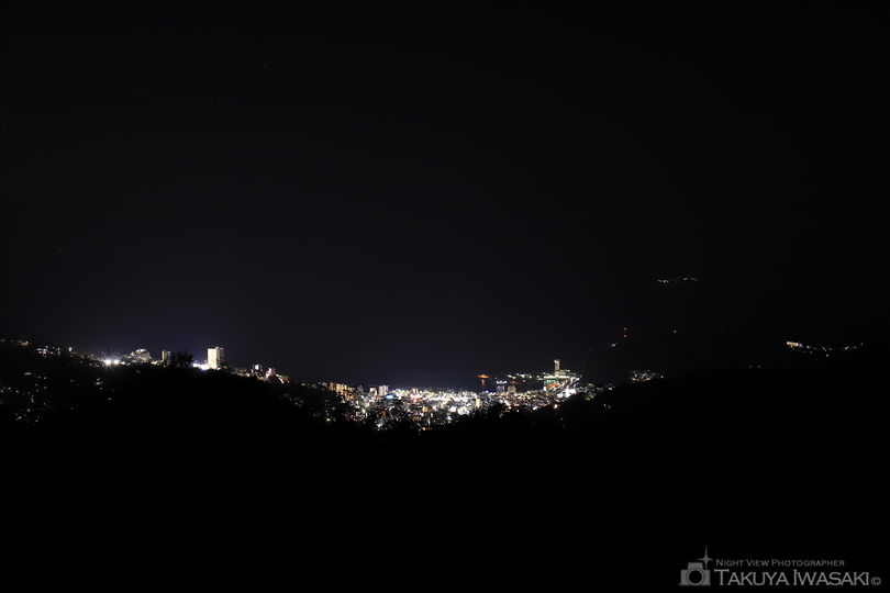 滝知山展望台－東の夜景スポット写真（1）