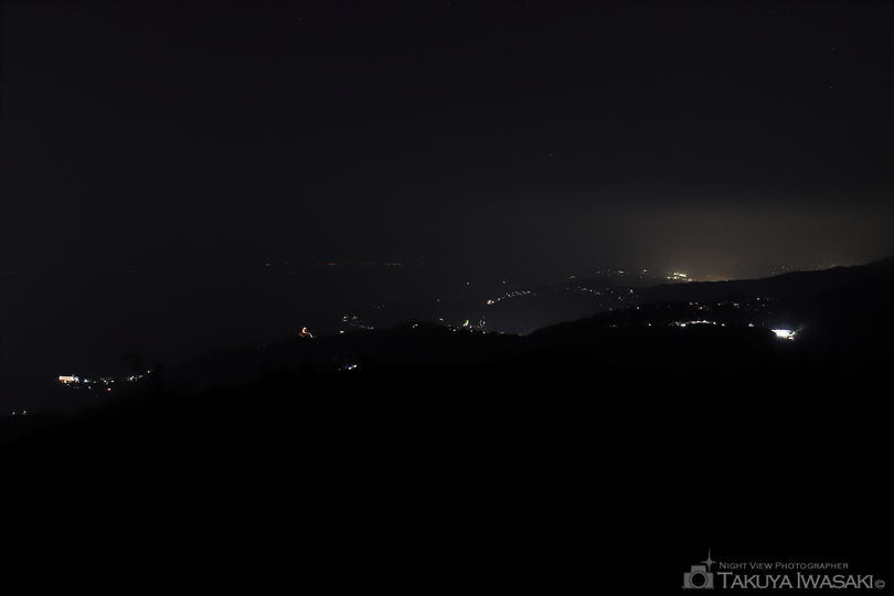 滝知山展望台－東の夜景スポット写真（2）