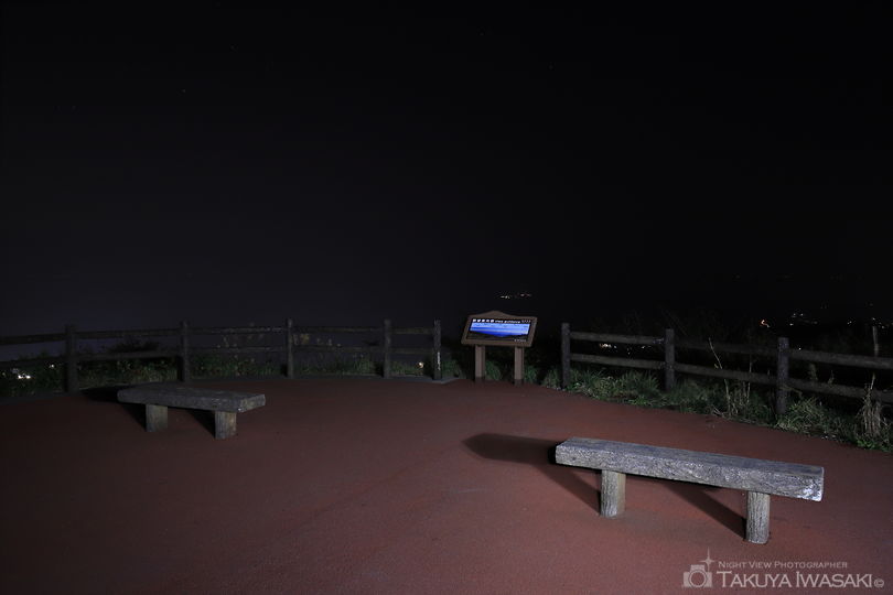 滝知山展望台－東の夜景スポット写真（3）