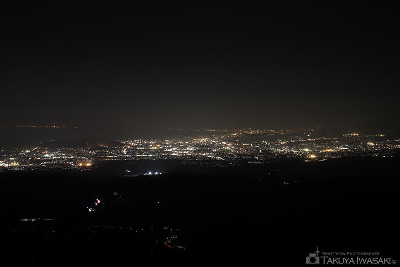 滝知山展望台－西の夜景スポット写真（1）