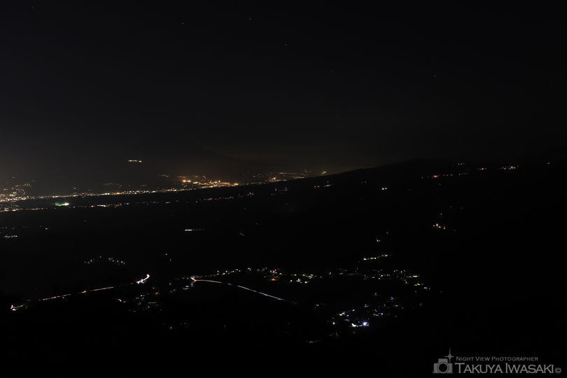 西丹那駐車場の夜景スポット写真（1）
